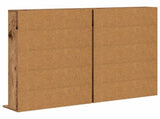 CD Cabinet 2 pcs Old Wood 65 x 23.5 x 97.5 cm Engineered Wood 8012687