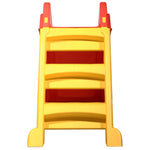 ZNTS Foldable Slide for Kids Indoor Outdoor Red and Yellow 92578