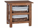 Side Table Brown 38 x 28 x 50 cm Solid Mahogany wood 42012406