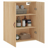 Wall Mounted Cabinet Sonoma Oak 69.5x34x90 cm 828399