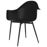 Dining Chairs 4 pcs Black PP 338077