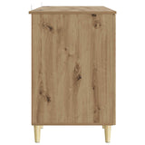 Desk Artisan Oak Engineered Wood 142.5 x 50 x 75 cm 3414620