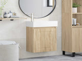 Bathroom Vanity Unit with Tap Sonoma Oak 45.5 x 22.5 x 84 cm 889503