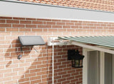 Retractable Awning Green and White 500 x 300 cm 3331460