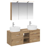 Bathroom Furniture Set 4 pcs Artisan Oak 3406902