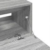 Sink Cabinet Grey Sonoma 59x37x59 cm Engineered Wood 848113