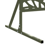 Privacy Screen Olive 100 x 50 x 180 cm Steel 868559