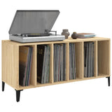 Record Cabinet Sonoma Oak 100x38x48 cm Engineered Wood 831984