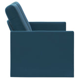 2 Seater Sofa Blue 130 x 81 x 82 cm Velvet 42041063