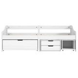 Day Bed White Solid pinewood, engineered wood Single Day Bed 3185214