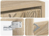 Wall-Mounted Shoe Cabinet DELFT 71 x 17 x 43 cm Engineered Wood 897067