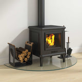 Fireplace Glass Plate Transparent 1000 x 500 mm Glass 353840