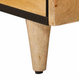 Coffee Table Natural 80 x 54 x 40 cm Solid Mango Wood 4018273