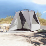 Beach Tent 4-Person Grey Quick Release Waterproof 4005307
