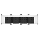 Garden Planter with Wheels White 160 x 40 x 48 cm PP 3423137