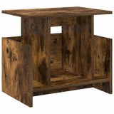 TV Stand Smoked Oak 50 x 35 x 45 cm Engineered Wood 891008