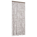 ZNTS Insect Curtain Taupe and White 90x220 cm Chenille 325461