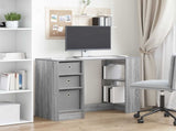 Desk with Drawer Grey Sonoma 100 x 40 x 75 cm Engineered Wood 8000457