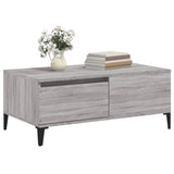 ZNTS Coffee Table Grey Sonoma 90x50x36.5 cm Engineered Wood 821122