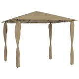 Gazebo with Post Covers 3x3x2.6 m Taupe 160 g/m 313606