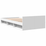 Bed Frame with Storage White 80 x 200 cm Engineered Wood 3429597