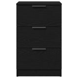 Bedside Cabinet 2 pcs Black Oak 40 x 65 x 65 cm Engineered Wood 862768