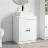 Bathroom Furniture Set White Engineered Wood 3404250