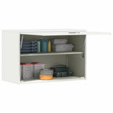 Wall Cabinet for Garage with Gas-lift Door White 883265