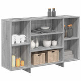 Sideboard Grey Sonoma 120x30x75 cm Engineered Wood 813066