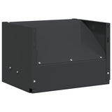 Bullet Trap Box Black 29 x 22 x 20 cm Steel 42013597