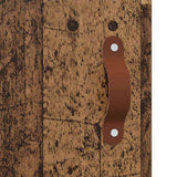 Wall-mounted Cabinet 2 pcs Old Wood 69.5 x 34 x 90 cm 3415556