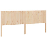 Bed Headboard 205.5x4x100 cm Solid Wood Pine 818890