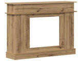 Fireplace Surround Artisan Oak 102 x 26 x 100 cm 8006650