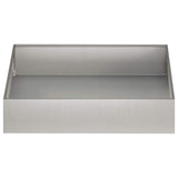Garden Planter 2 pcs Silver 100 x 100 x 20 cm Stainless Steel 8005031