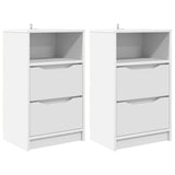 Bedside Tables 2 pcs White 40 x 30 x 467 cm Engineered Wood 888908