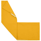 Cushion with Pillow HEERLEN 2 pcs Light Yellow Fabric 926086