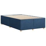 Bed Frame without Mattress Blue 120x190 cm Small Double Fabric 3284721