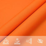 ZNTS Sunshade Sail Oxford Fabric Rectangular 3.5x4.5 m Orange 135709