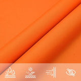 ZNTS Sunshade Sail Oxford Fabric Rectangular 3.5x4.5 m Orange 135709
