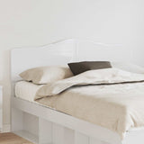 Headboard Gloss White Engineered wood 888665