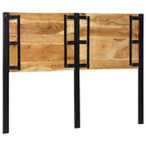 Headboard 140 cm Solid Wood Acacia and Iron 4017551