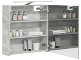 Bathroom Mirror Cabinet Concrete Grey 50 x 14.5 x 70 cm 889050