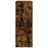 Shoe Cabinet Smoked Oak 52x37.5x100 cm Engineered Wood 848448
