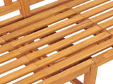 Bench Teak Solid Teak Wood 3-seater 316631