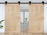 Door NARVIK Natural 90 x 210 cm Solid Pine Wood 42047085