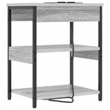 Bedside Cabinet Grey Sonoma 41 x 31 x 51 cm Engineered Wood 859541