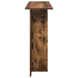 Console Table Smoked Oak 100 x 30 x 75 cm Engineered Wood 8001179