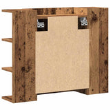 Bathroom Mirror Cabinet Old Wood 80x20.5x64 cm Engineered Wood 856036