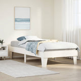 Bed Frame without Mattress White 90x190 cm Solid Wood Pine 855377