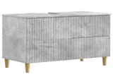 Bathroom Sink Cabinet ARNHEM Concrete Grey 82 x 41x 59 cm 896578